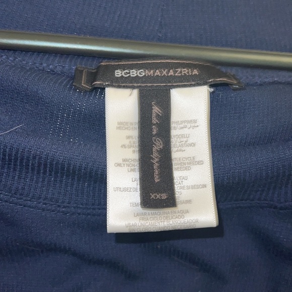 BCBGmaxazria Maxi Navy Blue Dress - Picture 5 of 5